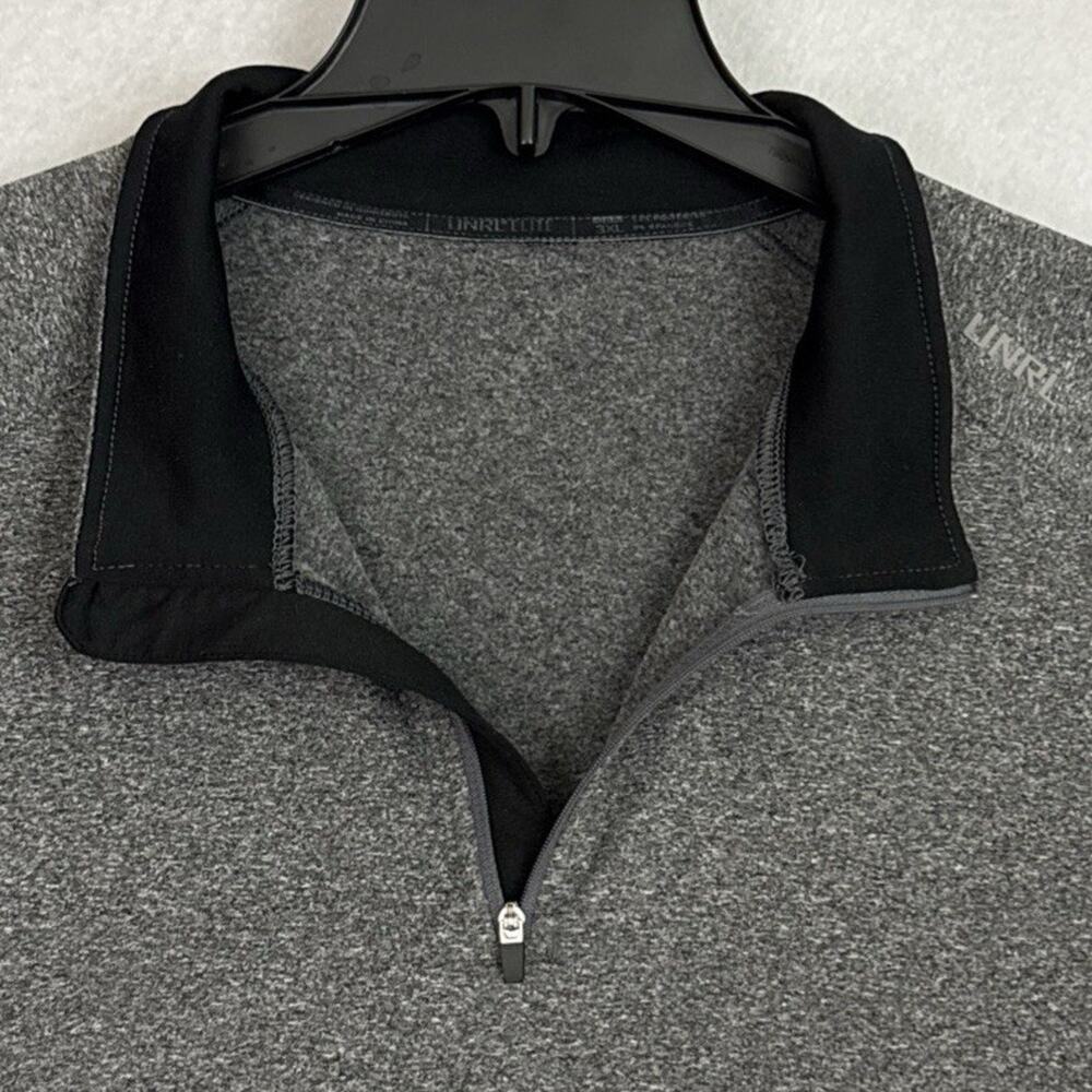 UNRL Elite Quarter Zip Pullover Mens 3XL Gray Heather Performance Stretch Golf - Picture 8 of 14